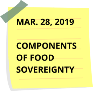 Components of Food Sovereignty